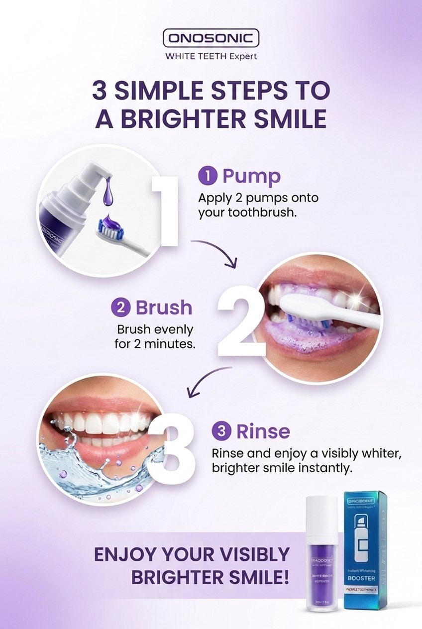 Three simple steps infographic